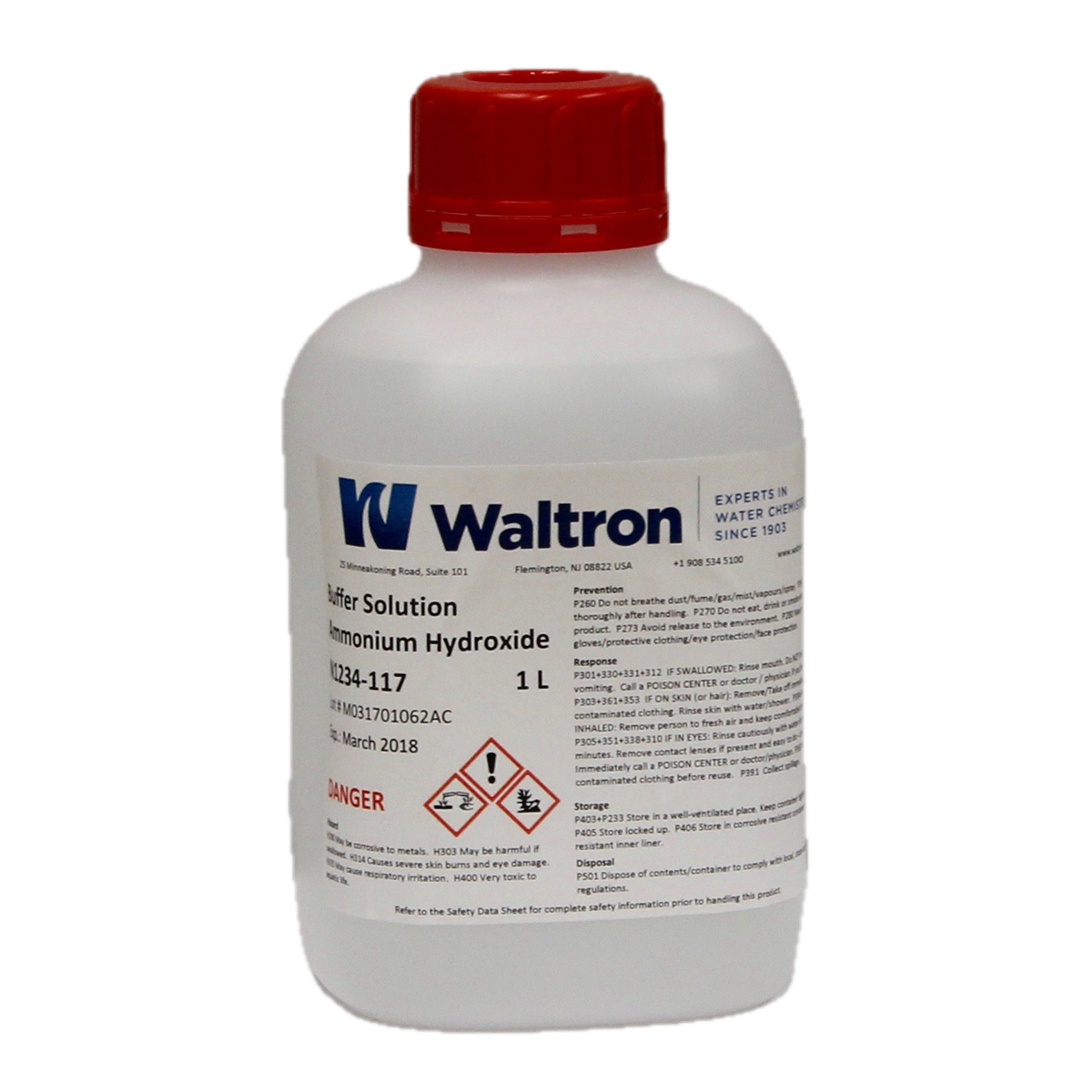 Ammonium Hydroxide, Reagent Grade, 1L (Special Handling)
