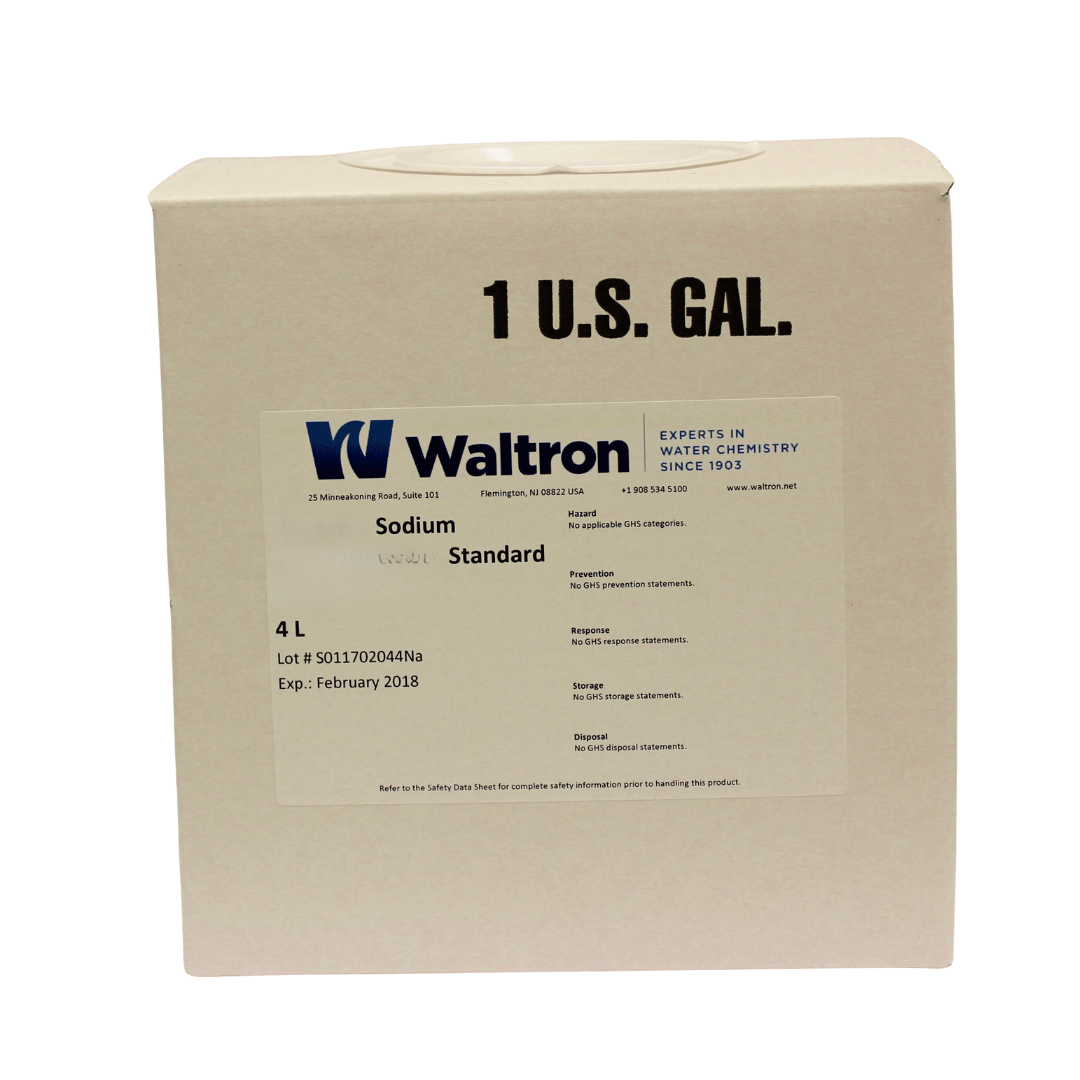 Sodium Calibration Standard, 50ppb, 1 Gal/4L Cube