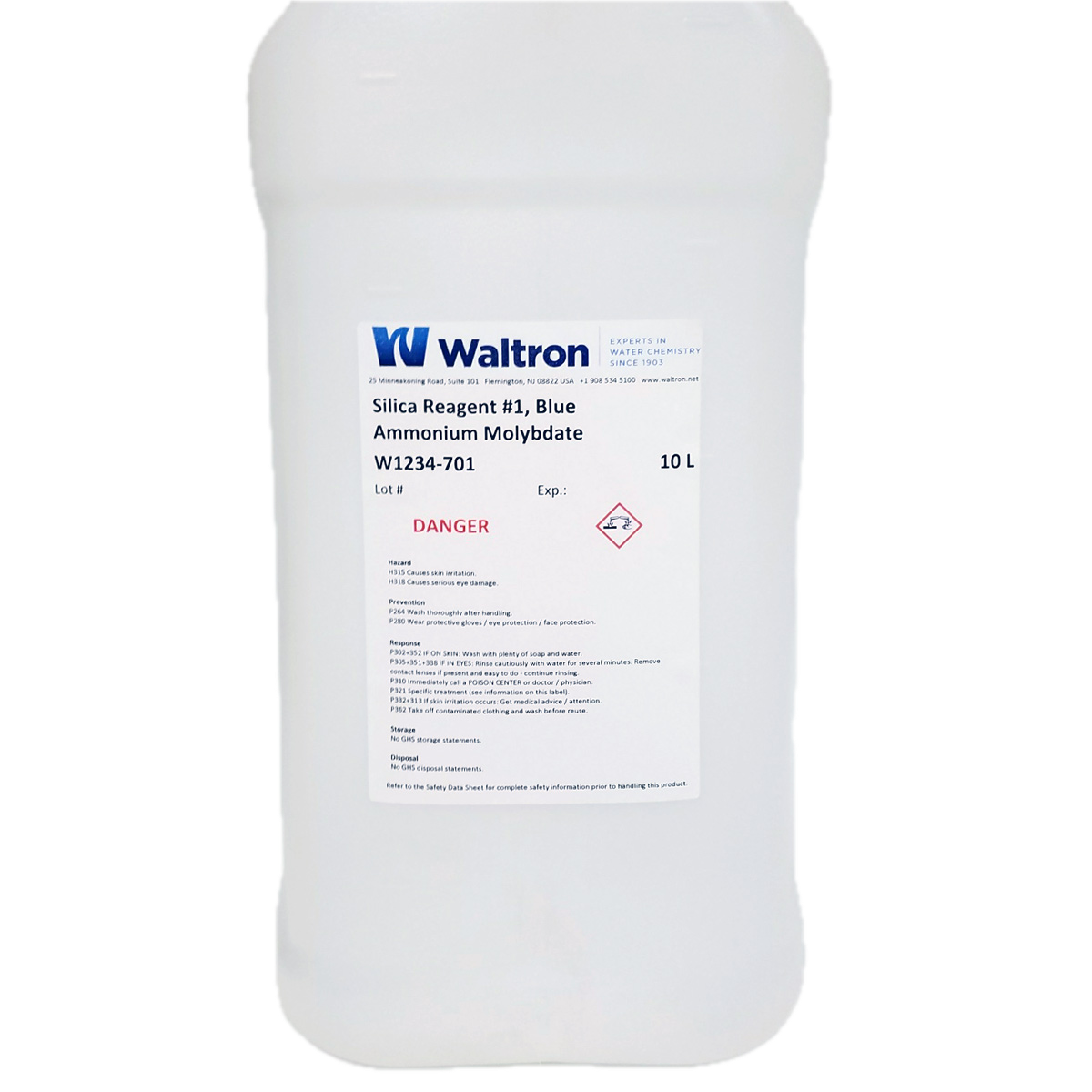 Sulfuric Acid Reagent #1 for Swan COPRA Silica analyzer, 10 Liter