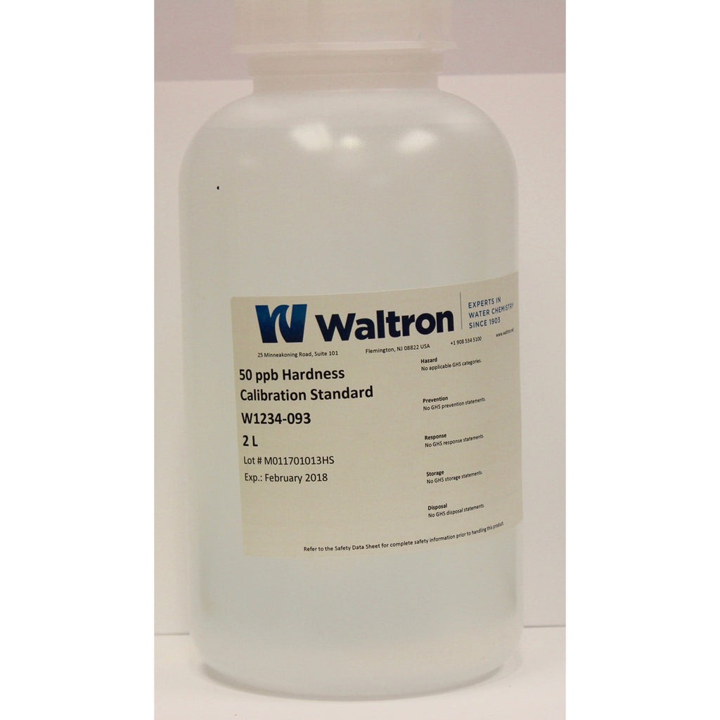 Hardness Calibration Standard, 50ppb, 2L Waltron Shop