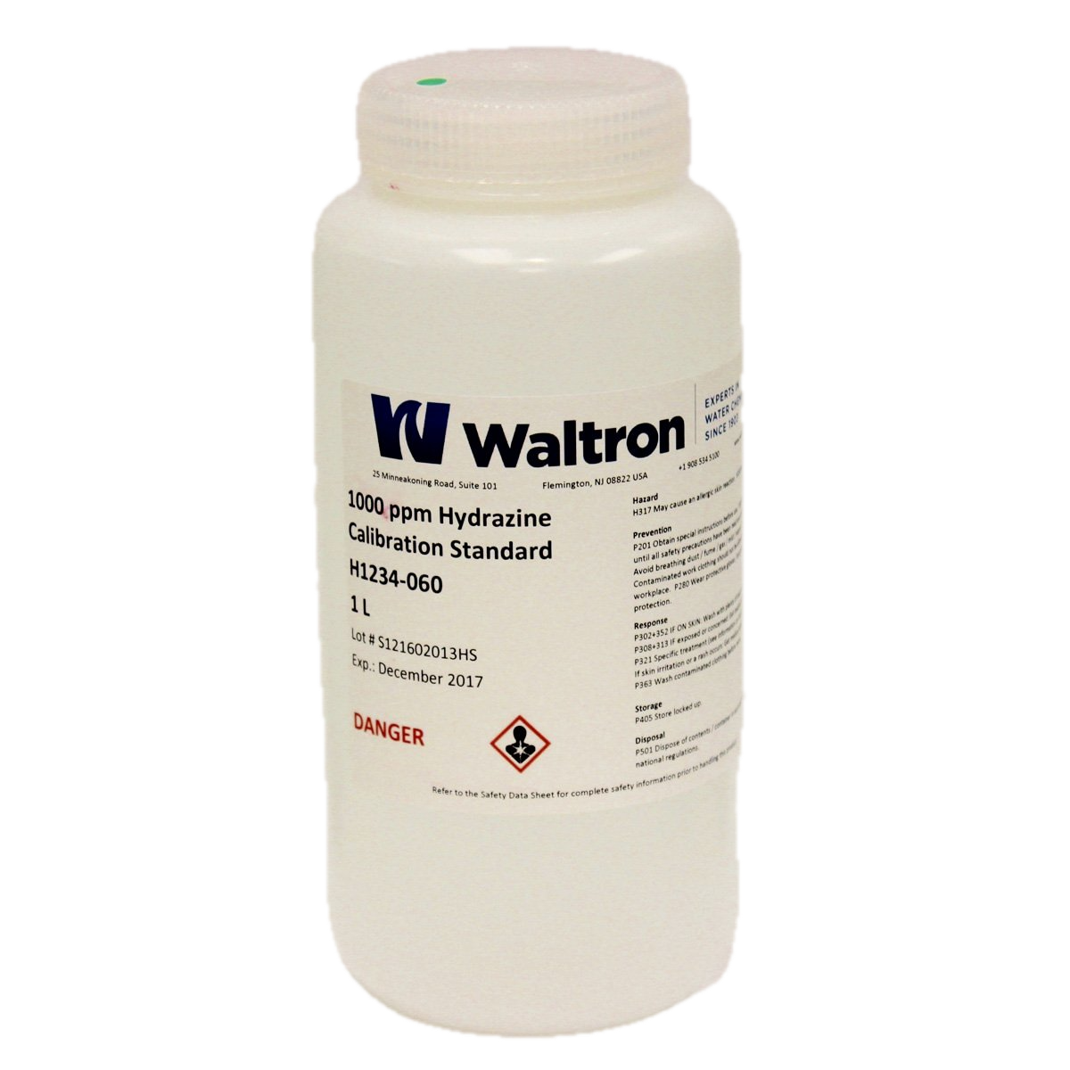 Hydrazine Calibration Standard, 1000ppm, 1L