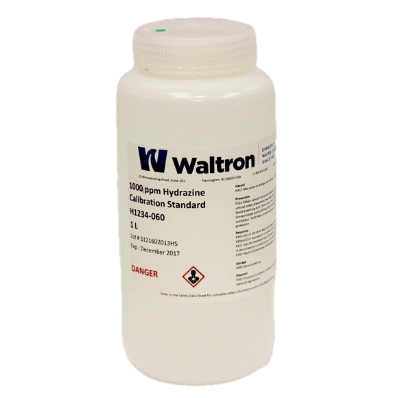 Hydrazine Calibration Standard, 1000ppm, 1L
