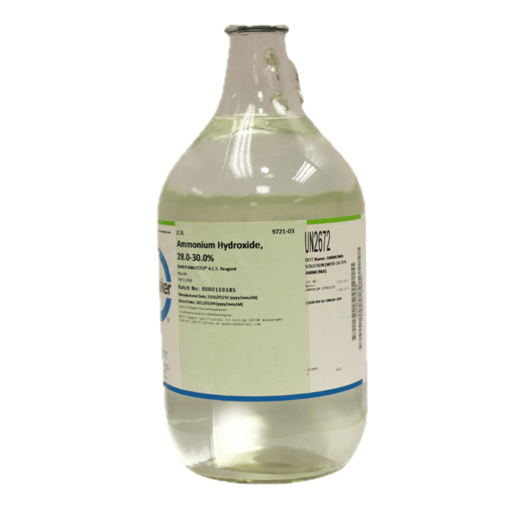 Ammonium Hydroxide, Reagent Grade, 2.5L (Special Handling)