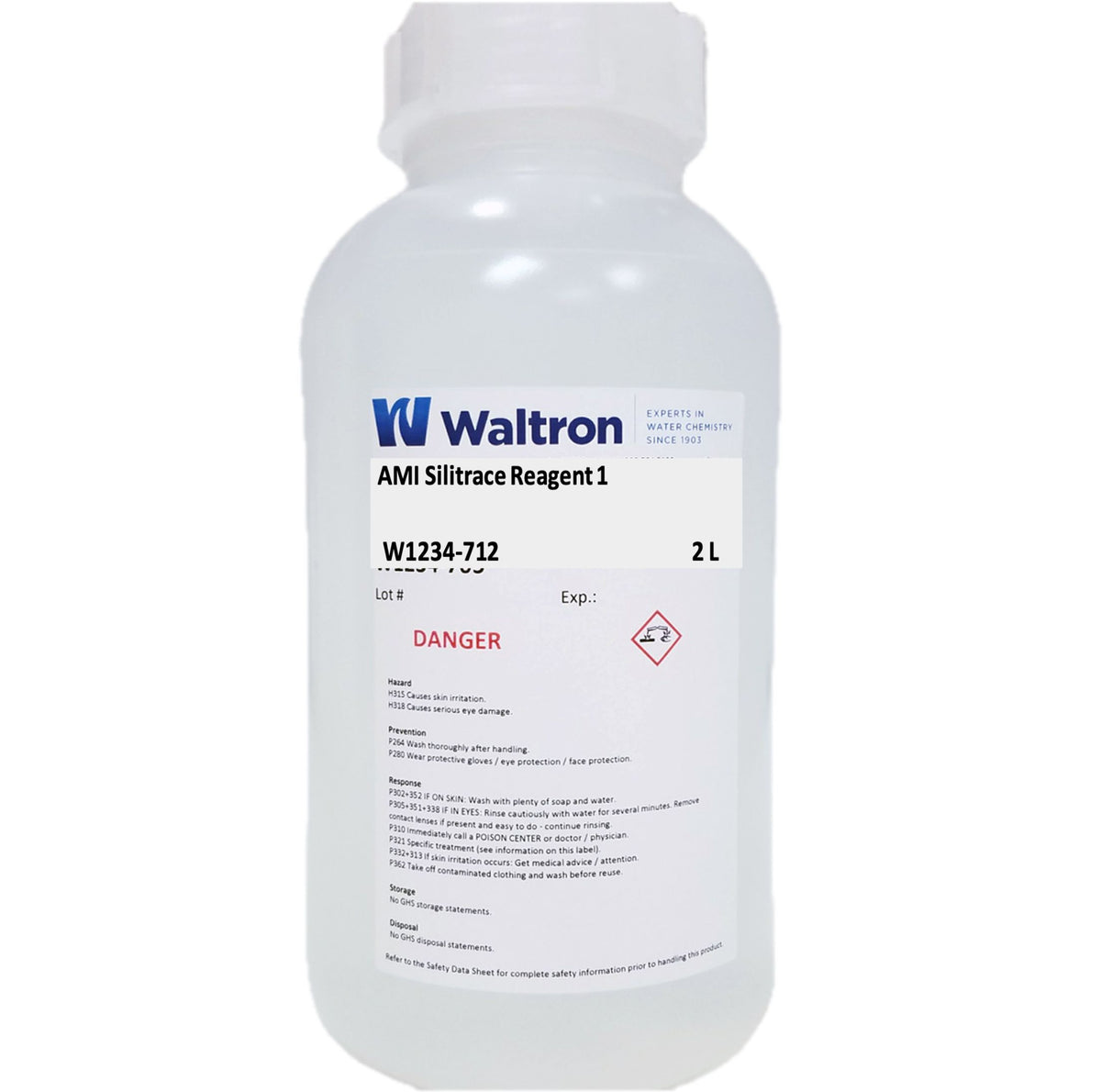 Siltrace Reagent #1 Molybdate, for Swan AMI Siltrace analyzer, (Swan Compatible) 2L