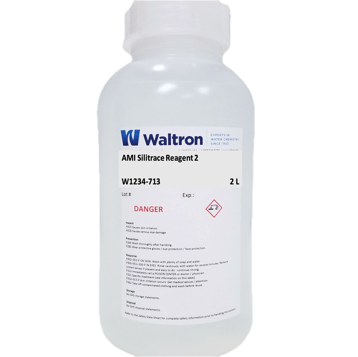 Sulfuric Acid Reagent #2 for Swan AMI Siltrace analyzer, 2 Liter