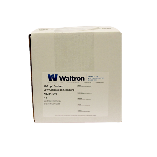 Sodium Low Calibration Standard, 100ppb, 1 Gal/4L Cube