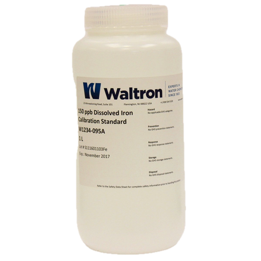Dissolved Iron Calibration Solution, 150ppb, 1L