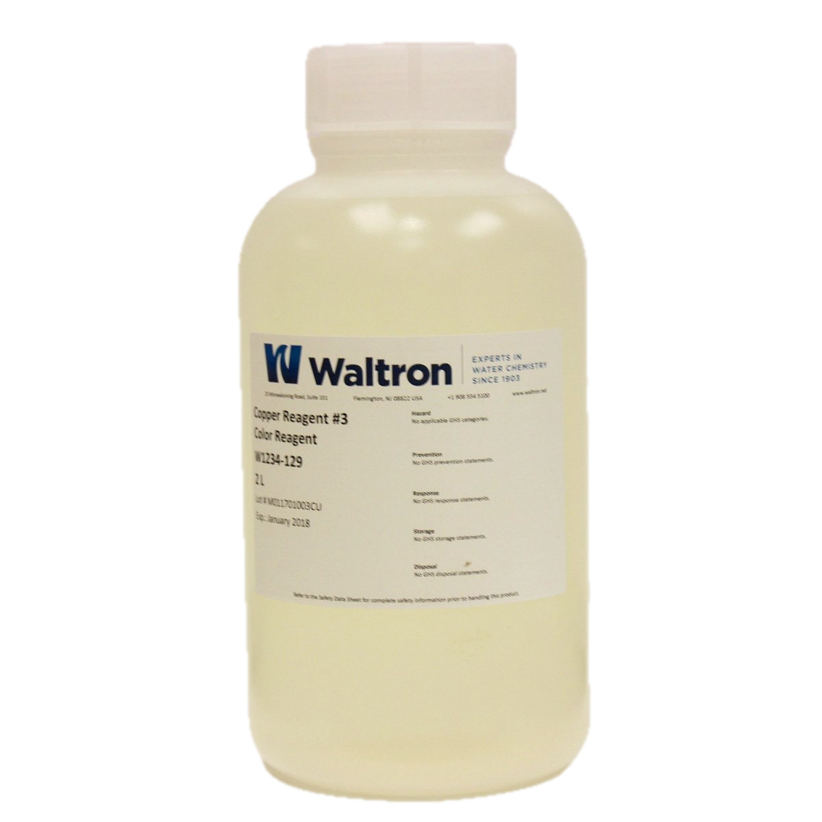Copper Reagent #3, Copper Color Reagent, 2L