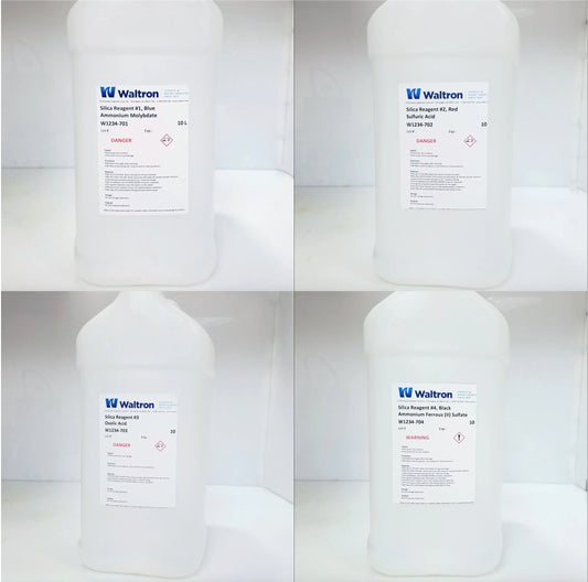 Swan COPRA Siliica Reagent Set - 4 x 10 Litre Bottles