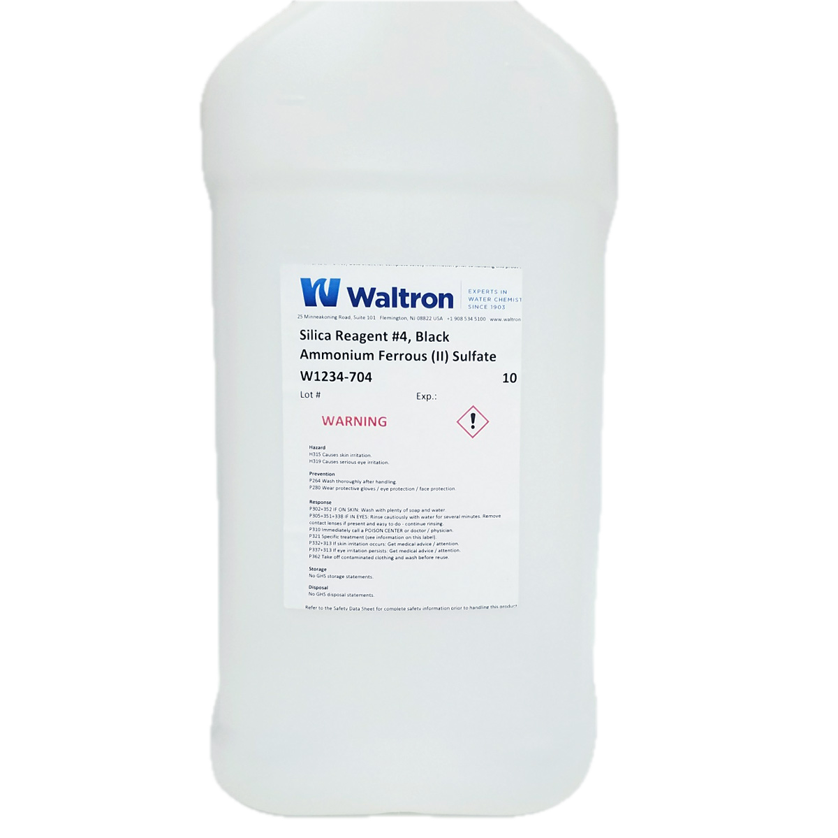 FAS Reagent #4 for Swan COPRA Silica analyzer, 10 Liter