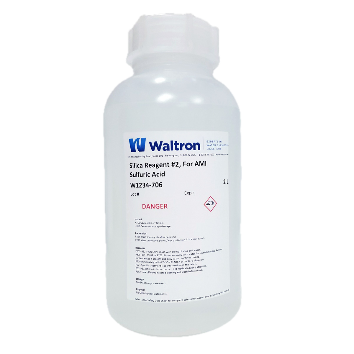 Sulfuric Acid Reagent #2 for Swan AMI Silica analyzer, 2 Liter