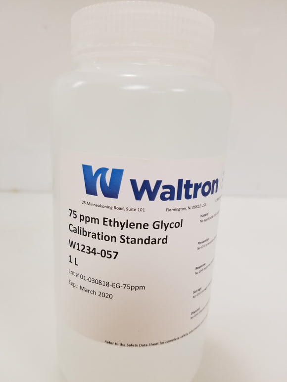 Ethylene Glycol Calibration Standard, 75 ppm, 1L