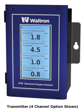 Waltron 9165 Luminescent Dissolved Oxygen Analyzer, Transmitter Only